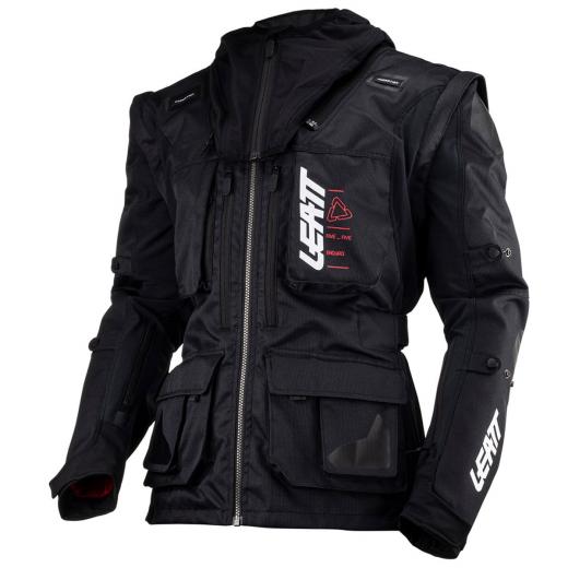 Jaqueta Leatt Moto 5.5 Enduro Preto/Branco