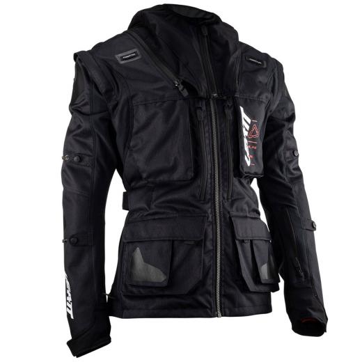 Jaqueta Leatt Moto 5.5 Enduro Preto/Branco