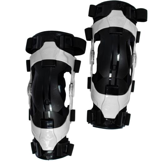 Joelheira Articulada AMX RX Branco/Preto