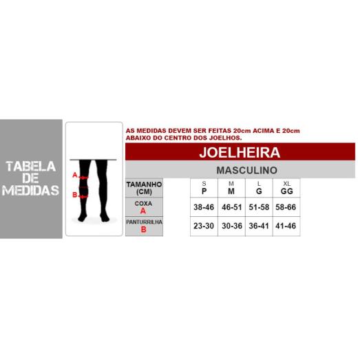 Joelheira Articulada AMX RX Vermelho/Preto