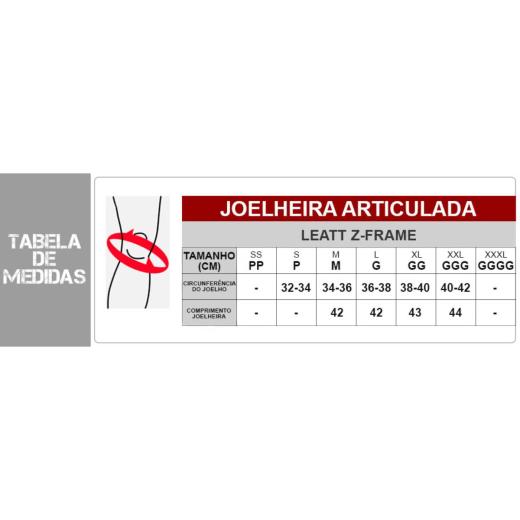 Joelheira Articulada Leatt Z-Frame Preto/Dourado