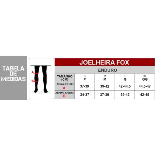 Joelheira Fox Enduro