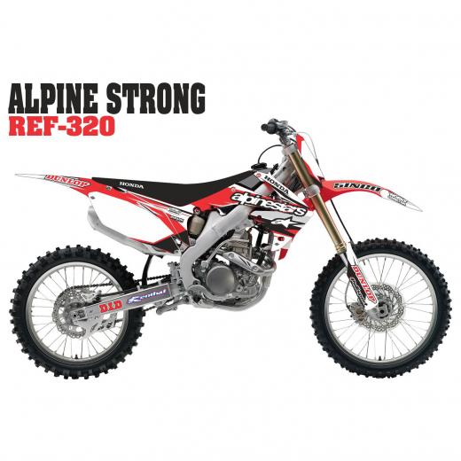 Kit Adesivo Completo Alpinestars Strong