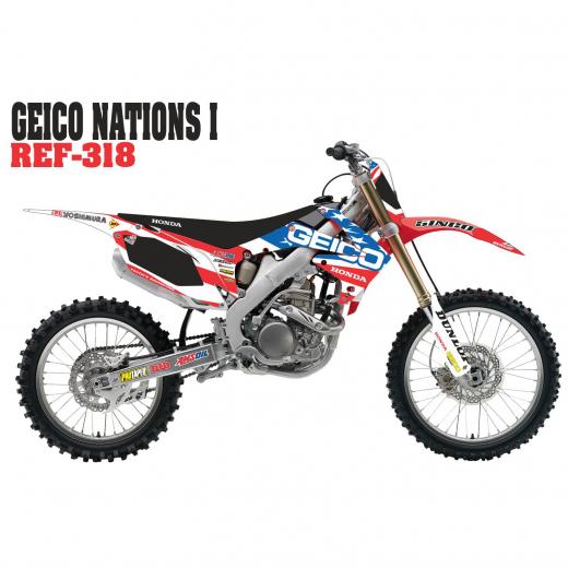 Kit Adesivo Completo Geico Nations