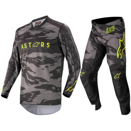 Kit Cala + Camisa Alpinestars Racer Tactical 2022 Amarelo