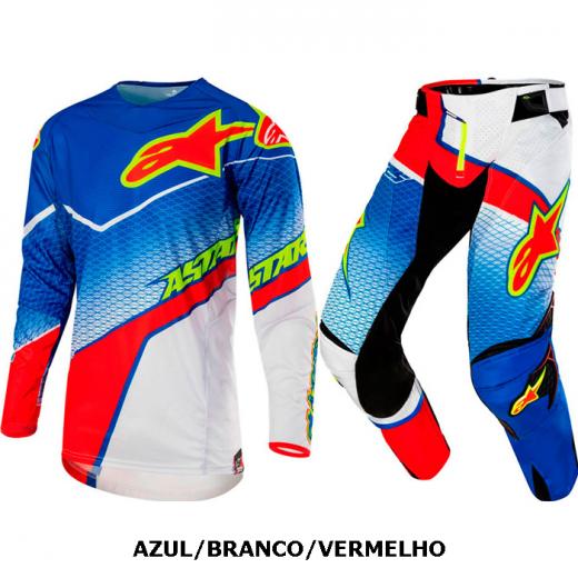 Kit Cala + Camisa Alpinestars Techstar Venom 17 Edio Limitada