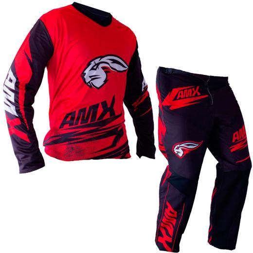 Kit Cala + Camisa AMX Classic Duo Vermelho