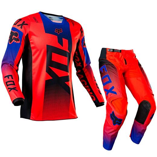 Kit Cala + Camisa Fox 180 Oktiv Vermelho 2021