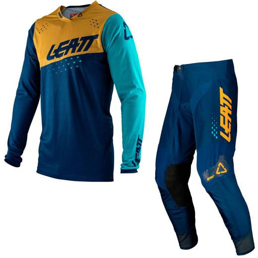 Kit Cala + Camisa Leatt Moto 4.5 Gold 2021