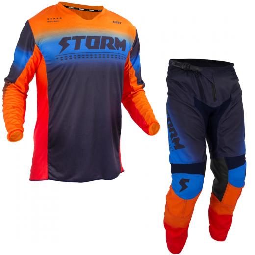 Kit Calça + Camisa Storm First Line Mixed Laranja