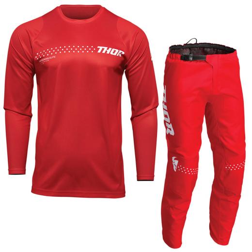 Kit Calça + Camisa Thor Sector Minimal Vermelho