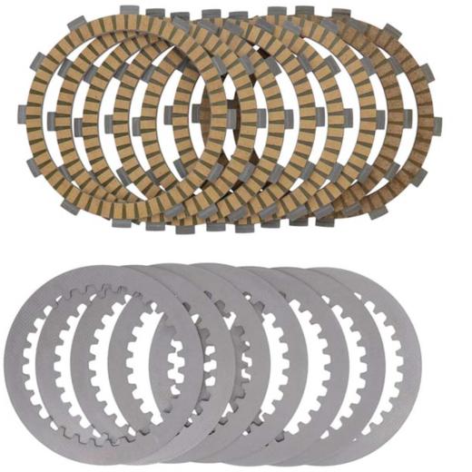 Kit Embreagem Discos + Separadores + Molas Pro-X KTM 250/300/350/450 12/14 + Husqvarna 250/350/450 14/24 + GasGas 250/350/450 21/24