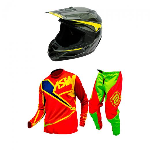 Kit Equipamento Motocross Factory