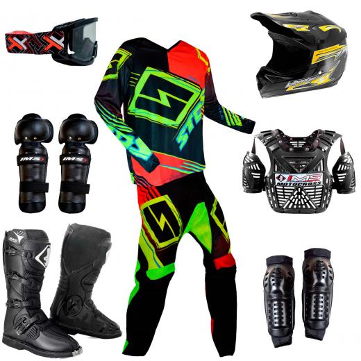 Kit Equipamento Motocross Ready