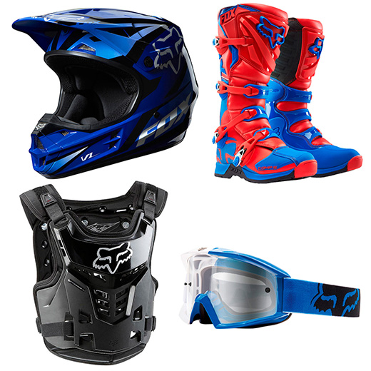 Kit Equipamentos Motocross Fox Scrub