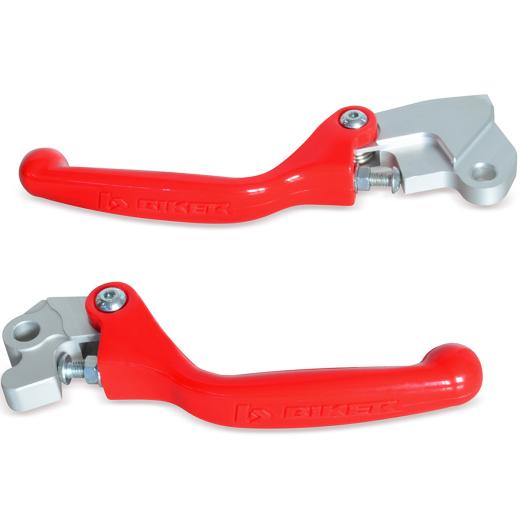 Kit Manetes Retráteis Biker GP-6 CRF 250F / CRF 230 Vermelho