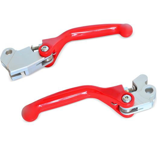 Kit Manetes Retráteis Biker GP-6 CRF 230/CRF 250F Vermelho