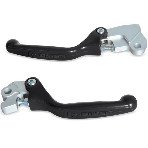 Kit Manetes Retráteis Biker GP-6 Tornado / Falcon / XR 200 / XRE 300 Preto