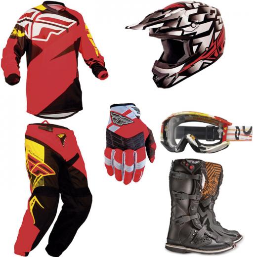 Kit Motocross Fly - 6 Itens