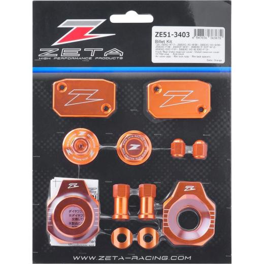 Kit Peças Anodizadas Zeta KTM SXF 250 07/12 + EXC-F 250 17/19 + SXF 350 11/12 + EXC-F 350 12/23 - Usinado