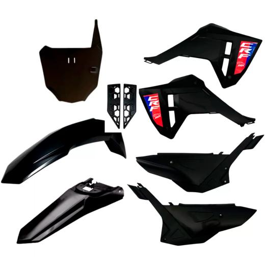 Kit Plástico AMX CRF 250F F25 C/ Number 2019/2025