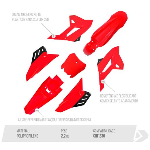 Kit Plástico Biker 4CTION CRF 230