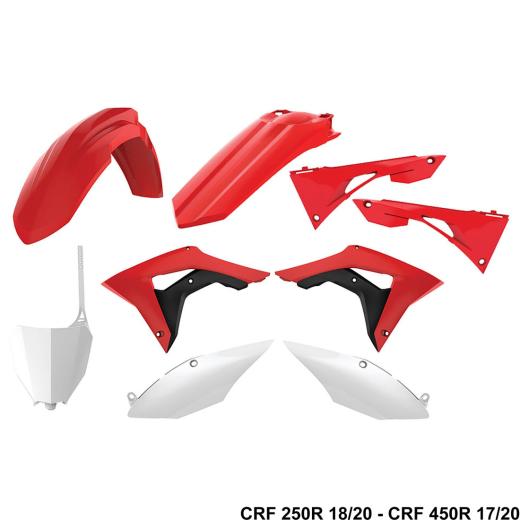 Kit Plástico Polisport CRF 250R 18/20 - CRF 450R 17/20