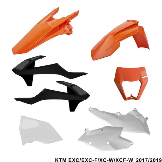 Kit Plástico Polisport KTM EXC/EXC-F/XC-W/XCF-W 17/19