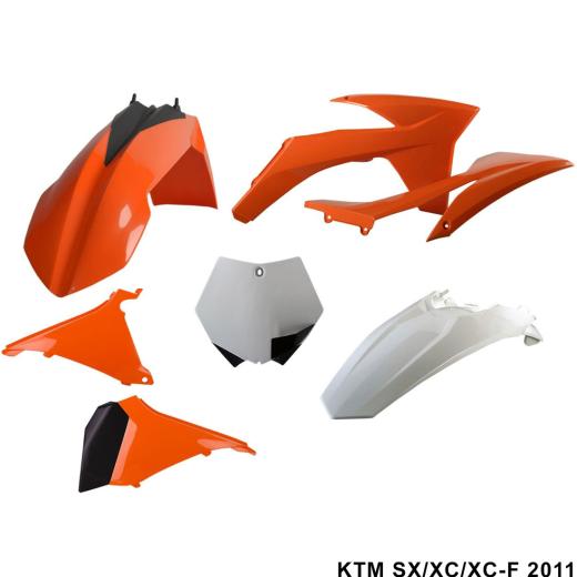 Kit Plástico Polisport KTM SX/XC/XC-F 2011
