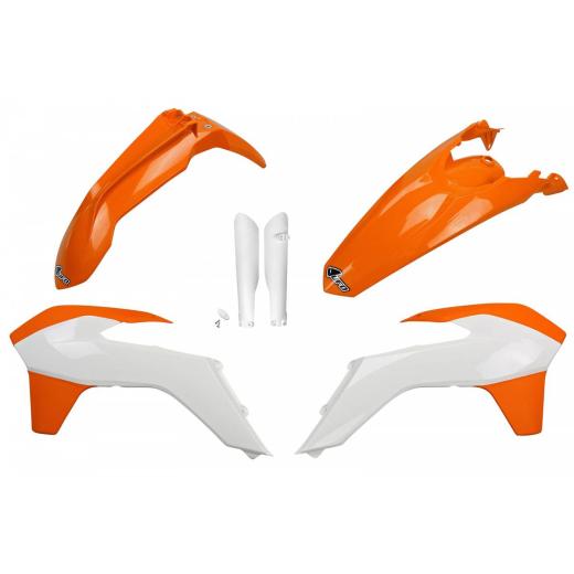 Kit Plástico UFO KTM EXC/EXC-F 14/16 c/ Protetor de Bengala