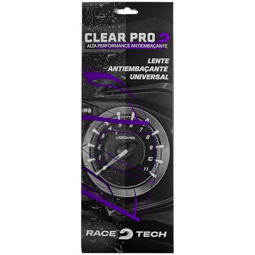 Lente Antiembaçante Universal Clear Pro Race Tech
