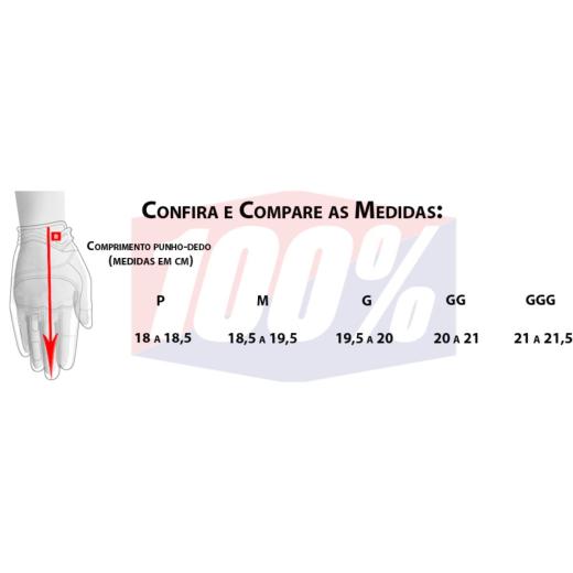 Luva 100% Ridecamp Vermelho