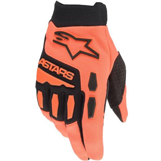 Luva Alpinestars Full Bore Laranja/Preto