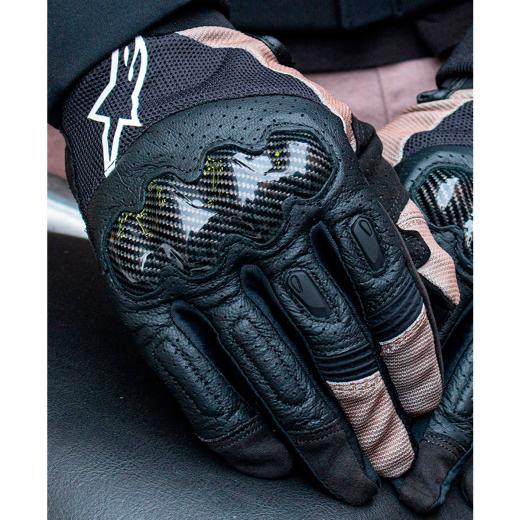 Luva Alpinestars Megawatt V2 Preto/Marrom