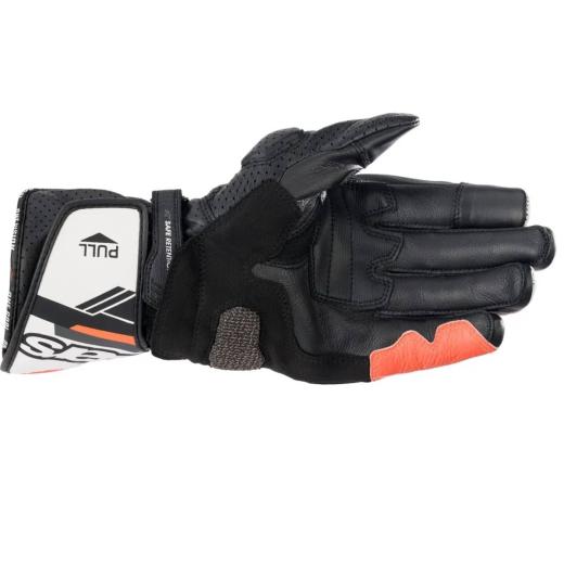 Luva Alpinestars SP-8 V3 Preto/Branco/Vermelho