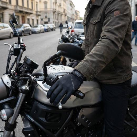 Luva BR Parts Core Solid Black