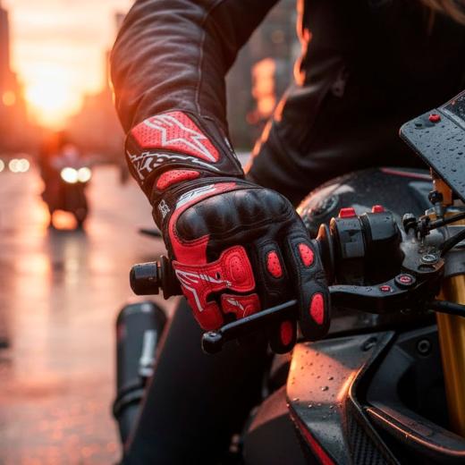 Luva Feminina Alpinestars Stella SP-8 V3 Preto/Rosa