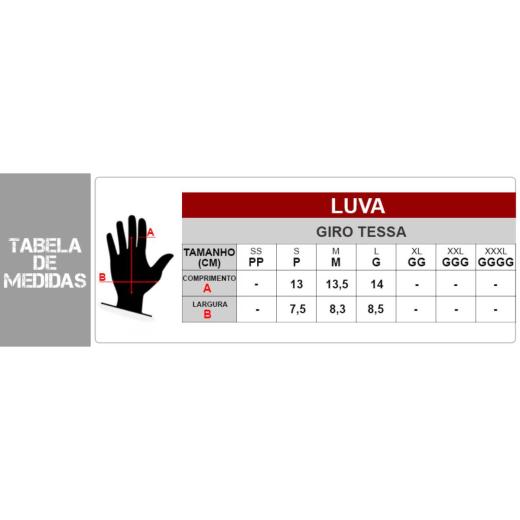 Luva Feminina Giro Tessa Rosa