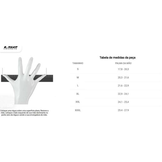 Luva LS2 Swift Racing