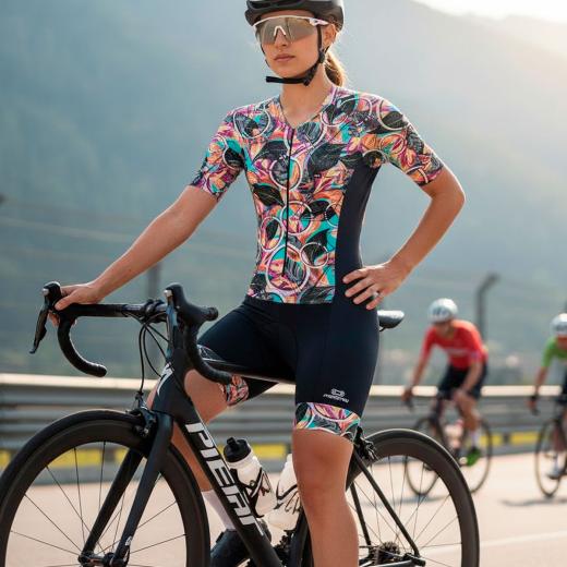 Macaquinho Feminino Marcio May Funny Bike Gardenia