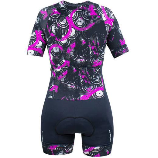 Macaquinho Feminino Marcio May Funny Pink Wheels