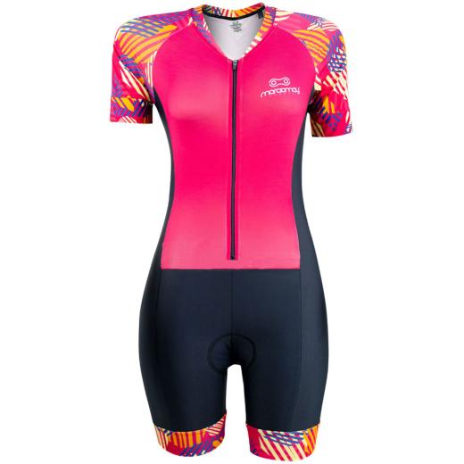 Macaquinho Feminino Marcio May Sport Pink Geoleaves