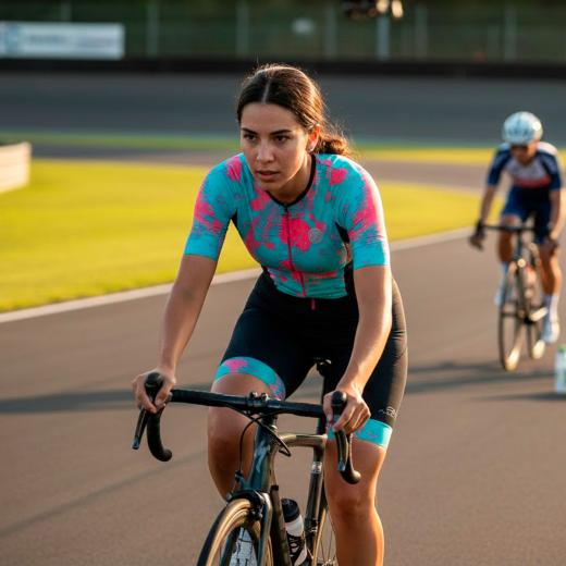 Macaquinho Feminino Mauro Ribeiro Leaf Azul