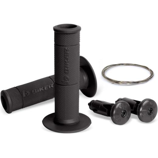 Manopla Biker Diamond Grip Vazada C/ Acabamento de Guidão