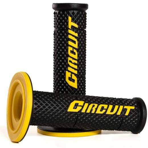 Manopla Circuit V Racing Preto/Amarelo