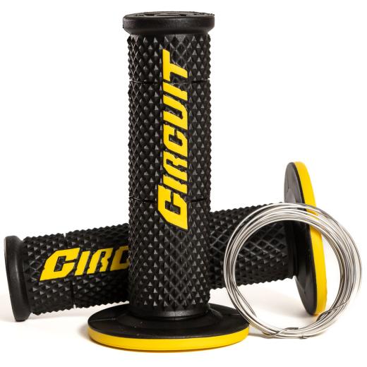 Manopla Circuit V Racing Preto/Amarelo