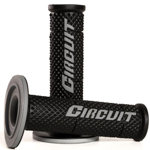 Manopla Circuit V Racing Preto/Cinza