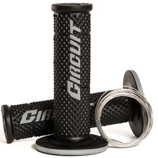 Manopla Circuit V Racing Preto/Cinza