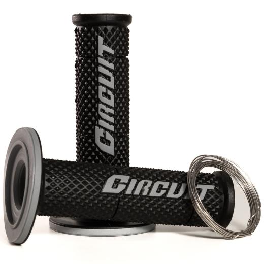 Manopla Circuit V Racing Preto/Cinza