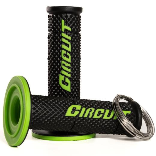 Manopla Circuit V Racing Preto/Verde